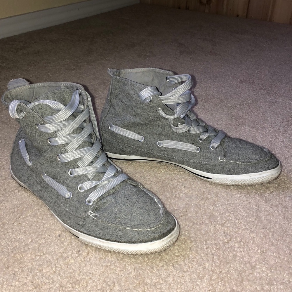 BDG Gray Wool High Tops 9